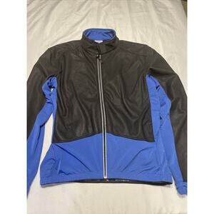 Maks Bike Wear Jacket Black/Blue Size L